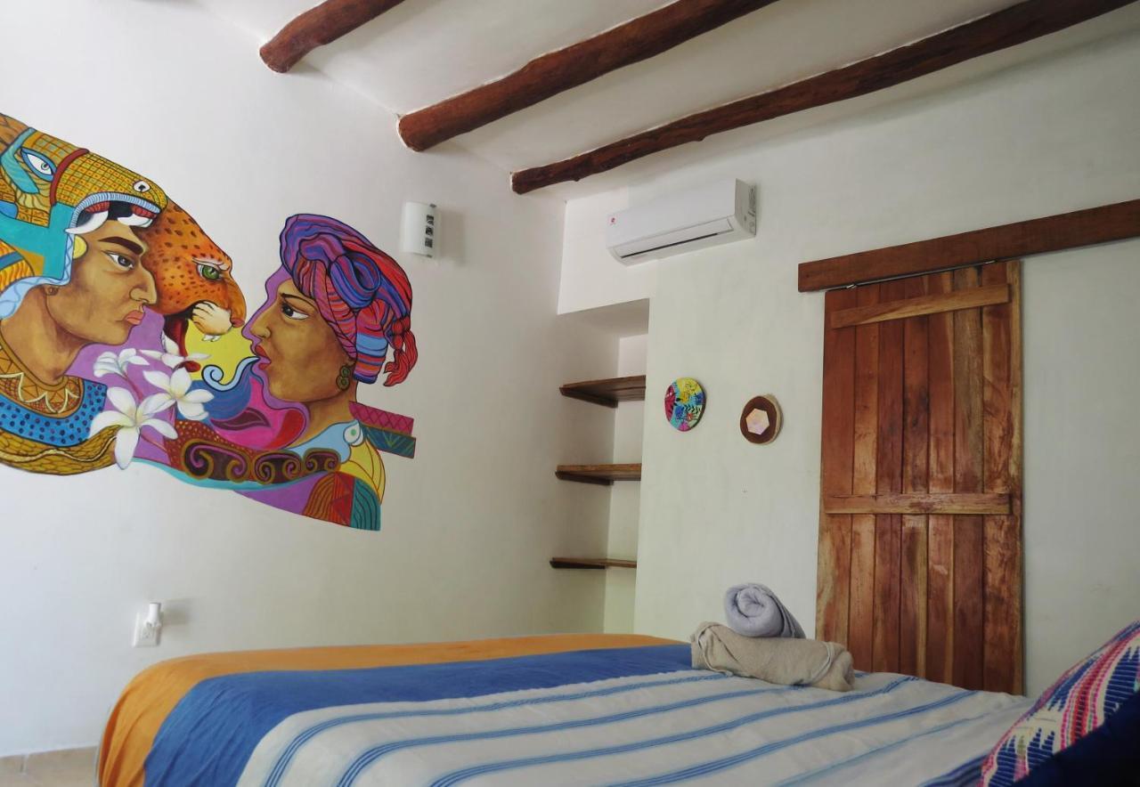 Art Maya Rooms Isla Holbox Luaran gambar